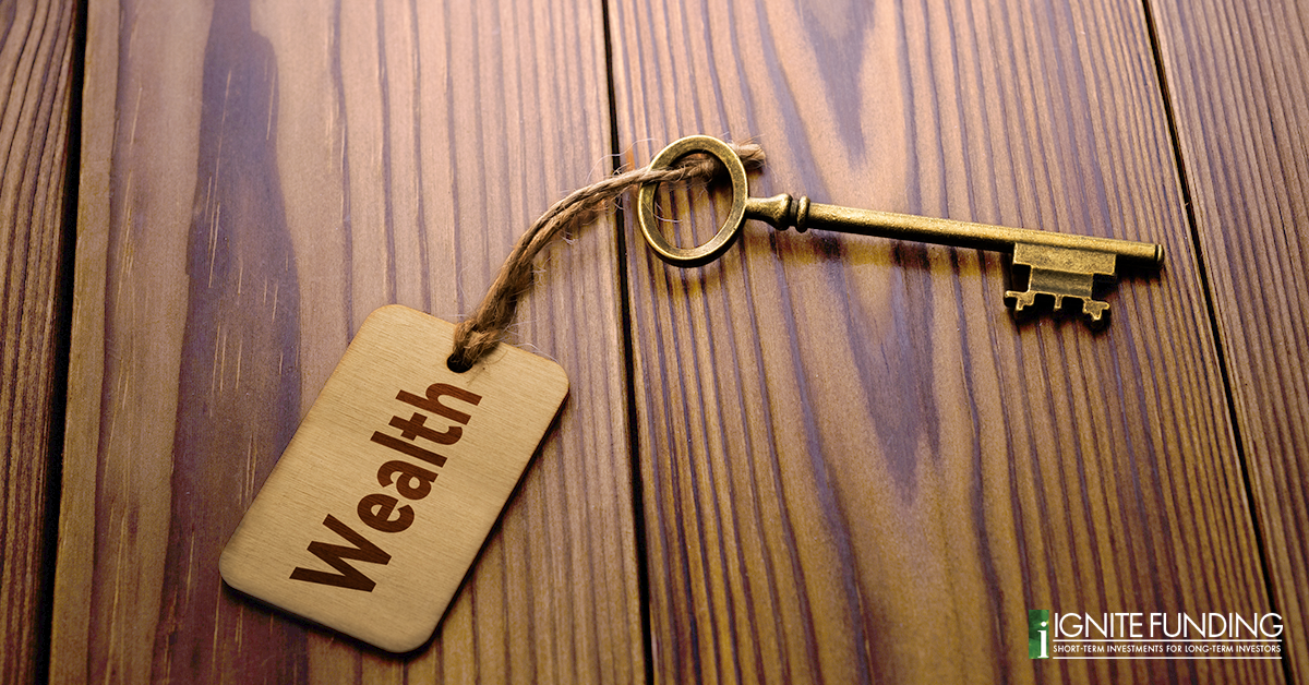 Photo of Trustee and trustor completing a deed of trust; signing contract and exchanging funds from the loan